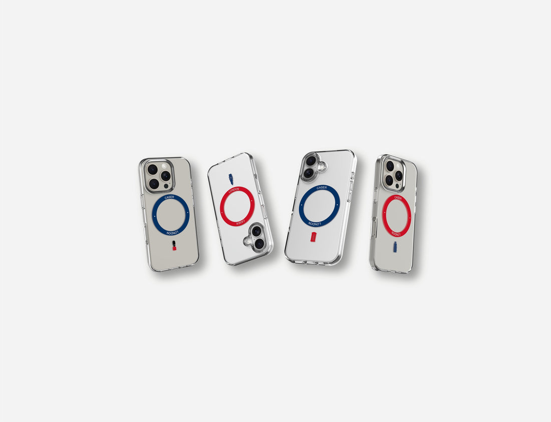 CASER LONDON apple iphone 16 pro max, pro and 16Iconic magsafe charging case