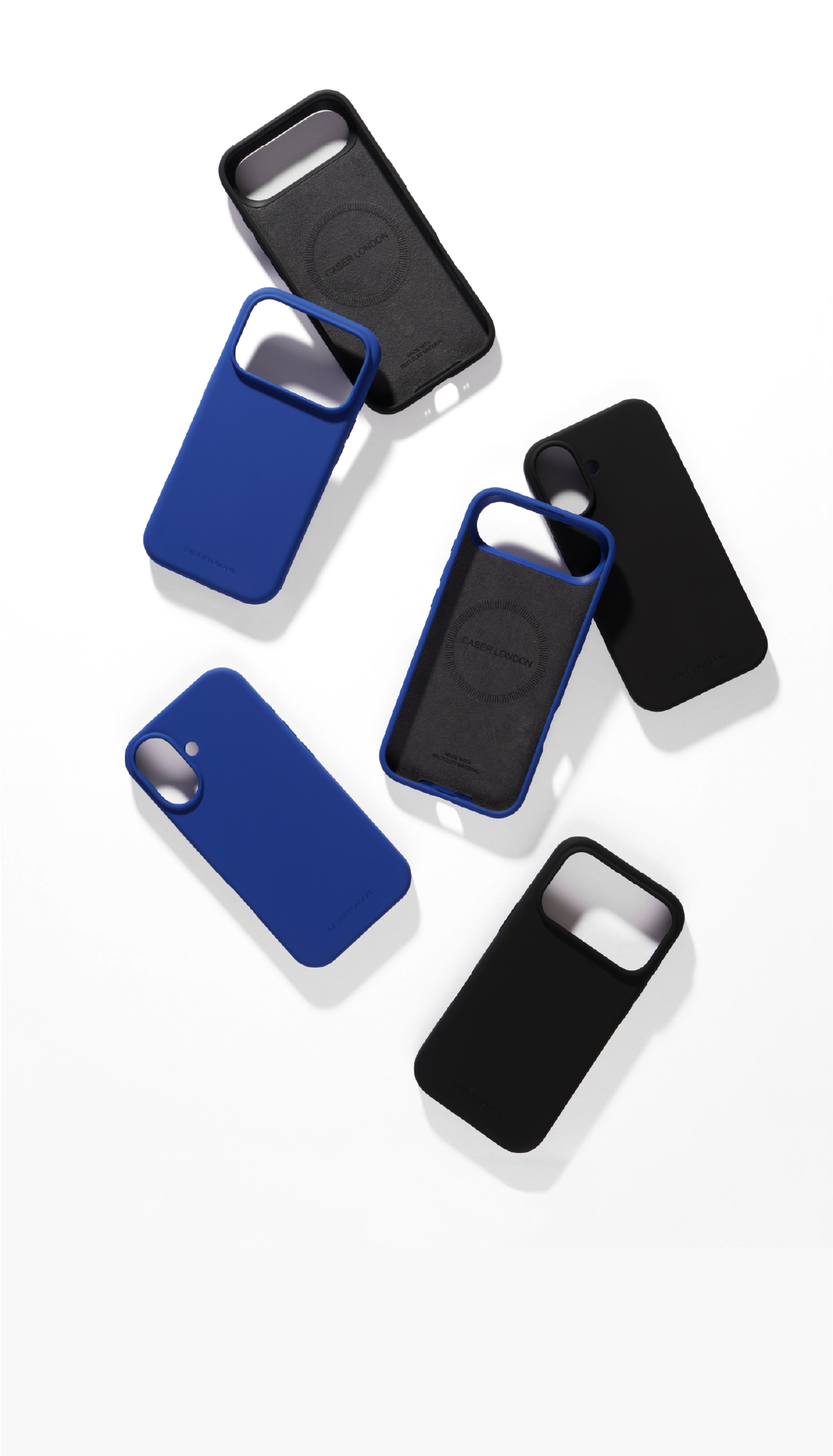 CASER LONDON the classic collection premium liquid silicone iphone 17 pro case, iphone 17 pro max case, iphone 17 case and iphone air case