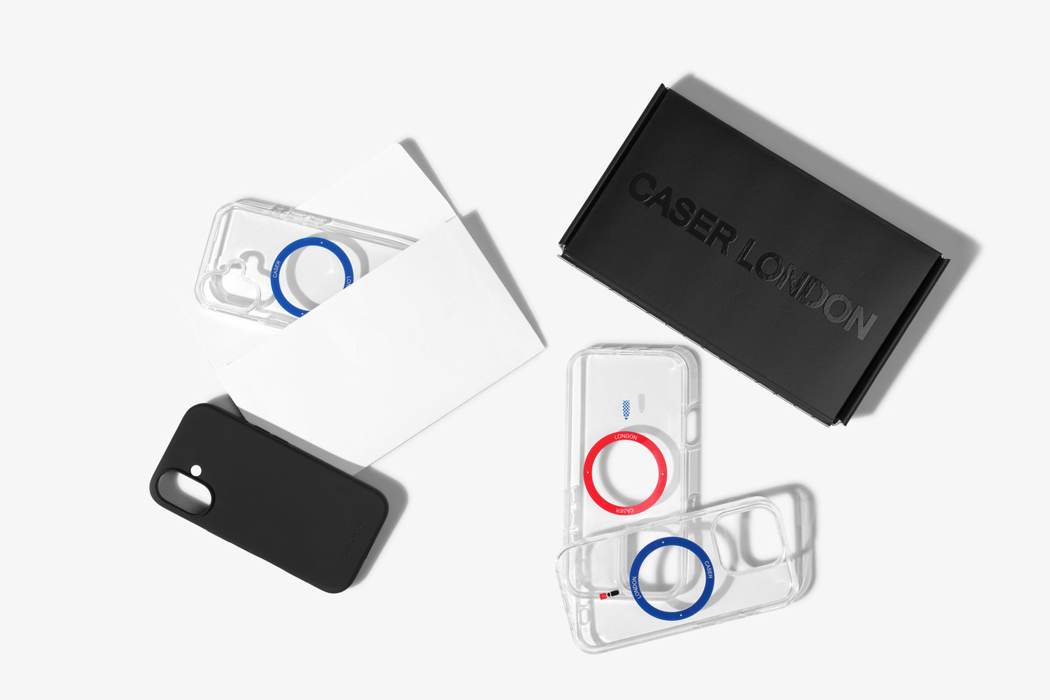CASER LONDON's stylish minimalist iphone 16 cases with premium packaging